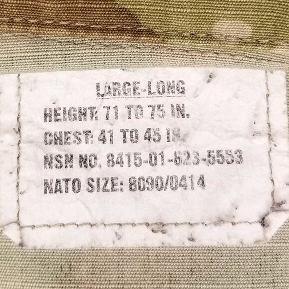 EUC! US Military OCP Combat Coat, 8415-01-623-5553, Large - Picture 9 of 12